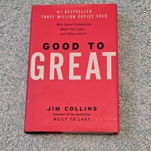 Hardcover Book - Good to Great by Jim Collins, Good Condition
